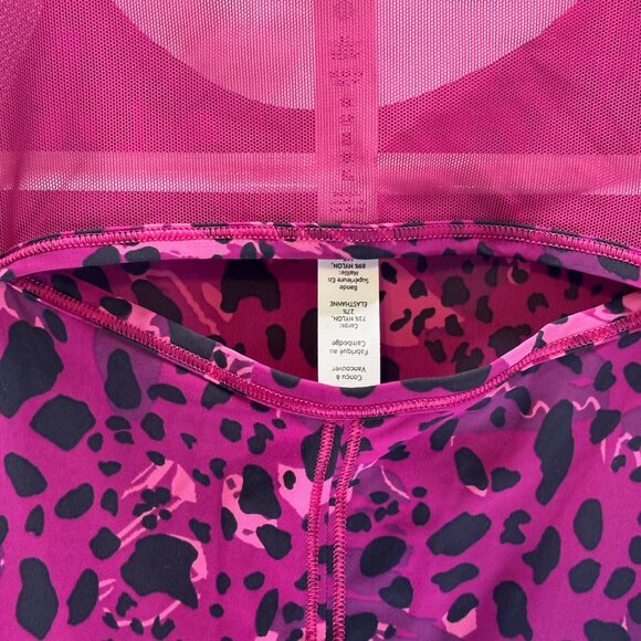 Pre-worn MINT Lululemon Women's Size 2 Pink Pattern Tank Top - Picture 5 of 8